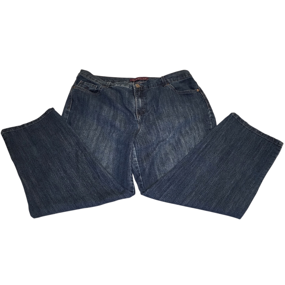 Gloria Vanderbilt Amanda Blue Jeans 16W Short, Womens